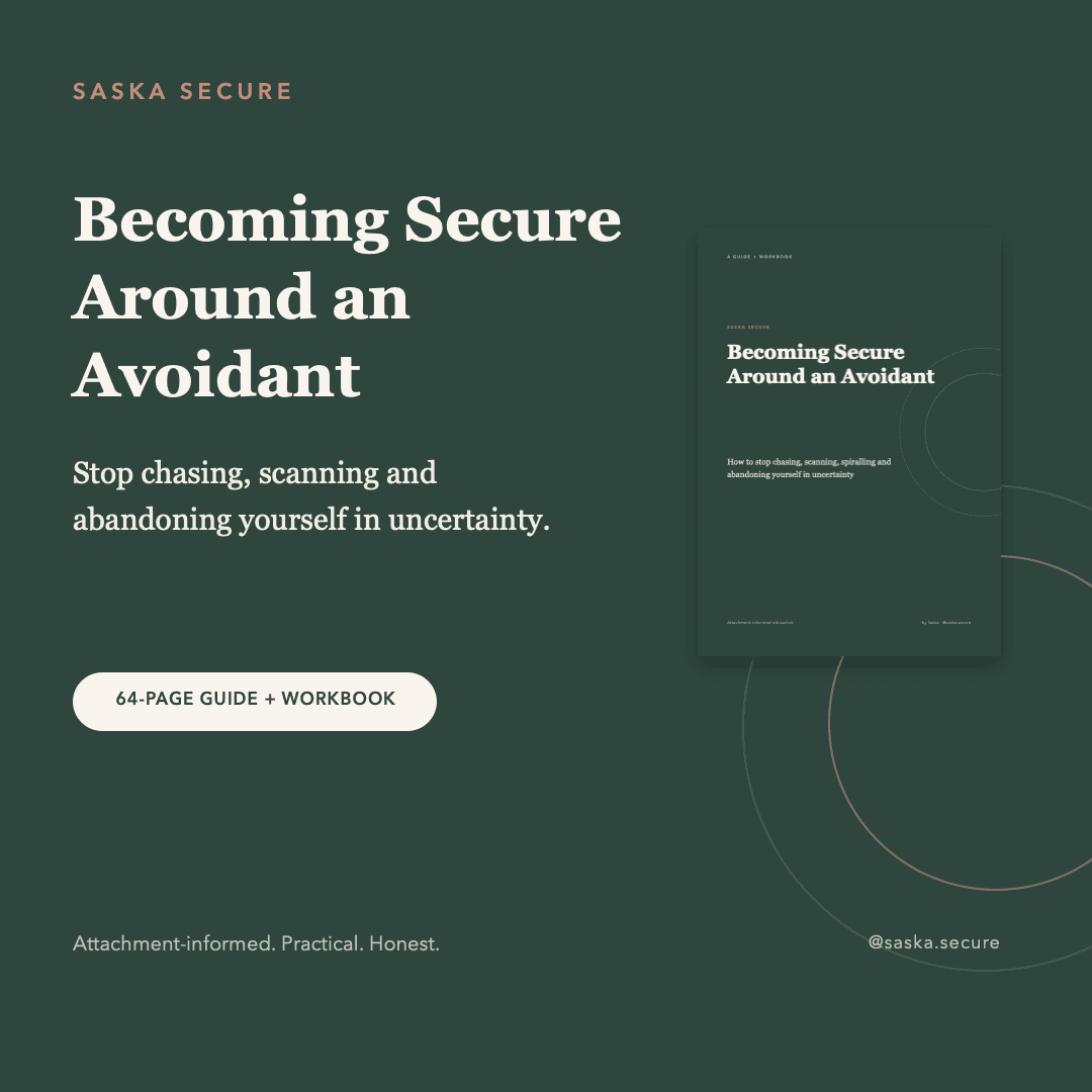 The shift — security does not make you smaller. From scanning every signal, chasing immediate relief, decoding silence, suppressing your needs and waiting for potential, to naming facts clearly, regulating before acting, communicating directly, holding compassionate boundaries and choosing from evidence.